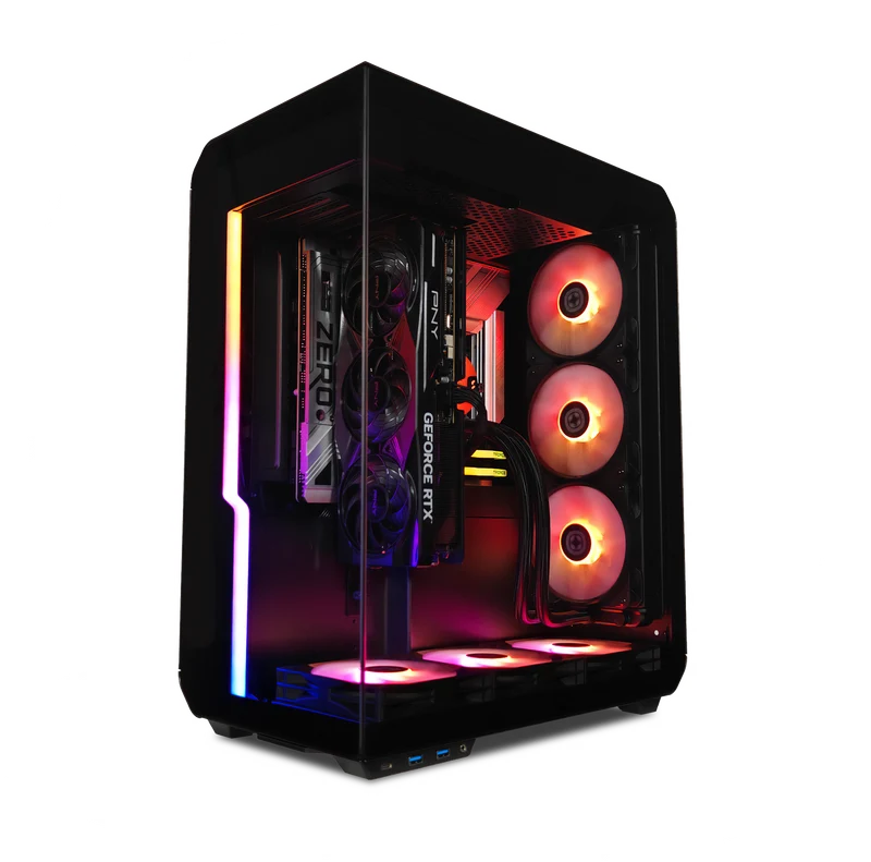 XOTIC PC Xhuttle Project Zero Stealth Extreme Gaming PC, NVIDIA GeForce RTX 5070 Ti, AMD Ryzen 7 9700X, 32GB DDR5, 2TB SSD
