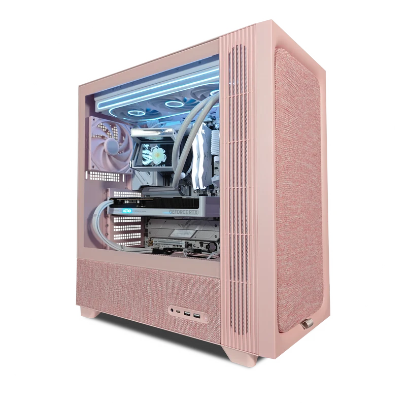 XOTIC PC F50 Sakura Holo Gaming PC, Intel Core Ultra 5 245K, NVIDIA GeForce RTX 5060, 32GB DDR5, 1TB SSD