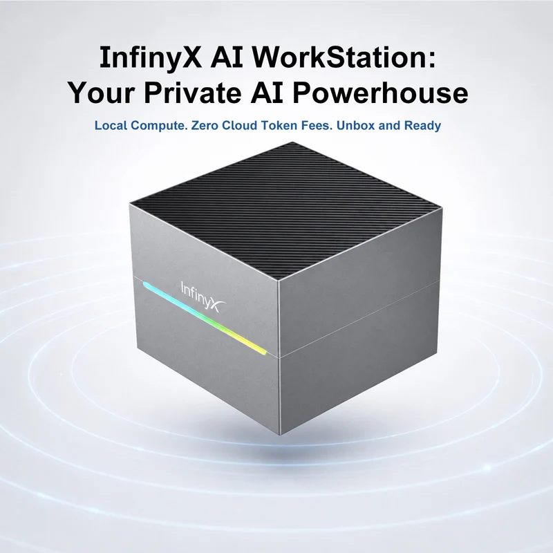 Z-EDGE InfinyX X1 Enterprise AI Workstation - Powered by NVIDIA Blackwell Jetson Thor, 2070 TFLOPS, 128GB Unified Memory, Private AI Appliance with Liquid Cooling & AI Agent OS (OEM Customization Ready)