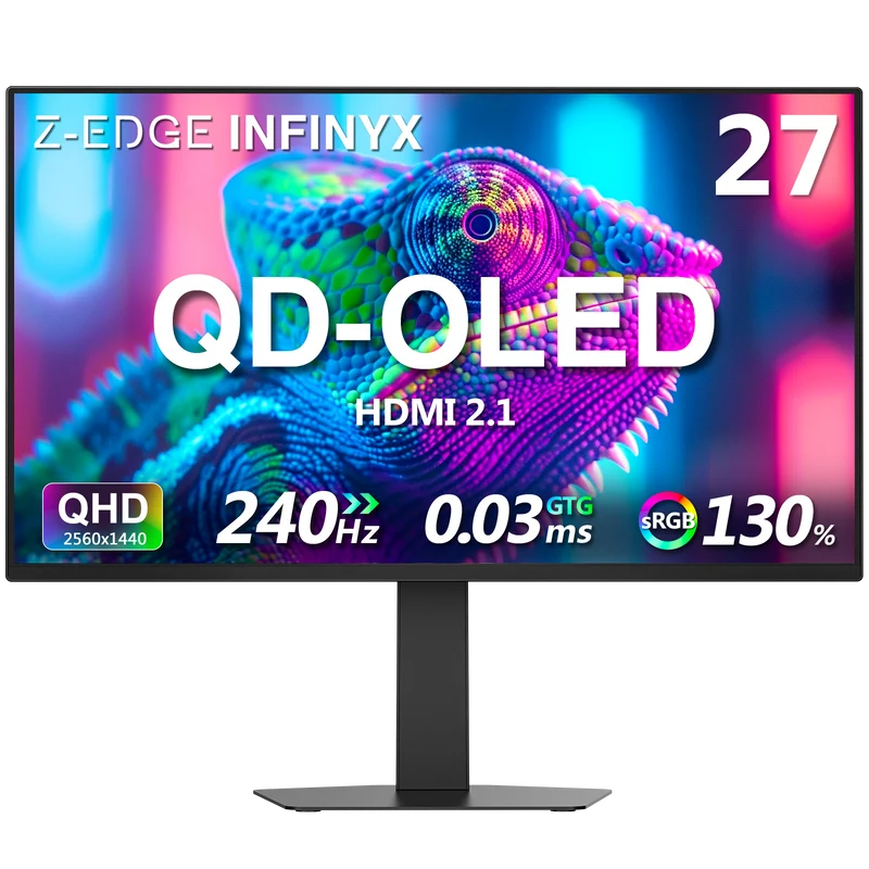 Z-EDGE INFINYX X27 QD-OLED 27" 240Hz 0.03ms Gaming Monitor