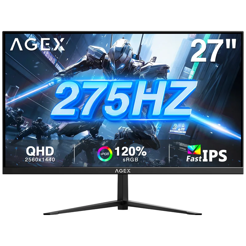 AGEX AG27QS 27" 275Hz 2K IPS Gaming Monitor