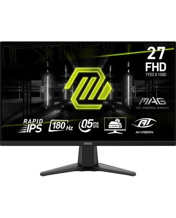 MSI 27" FHD IPS MAG 275F 180Hz - Noir