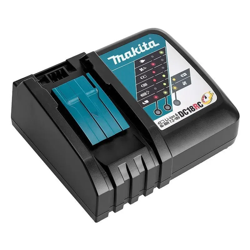 Chargeur rapide multi-voltage MAKITA de 9,6V à 18V DC18RC - Déstockage
