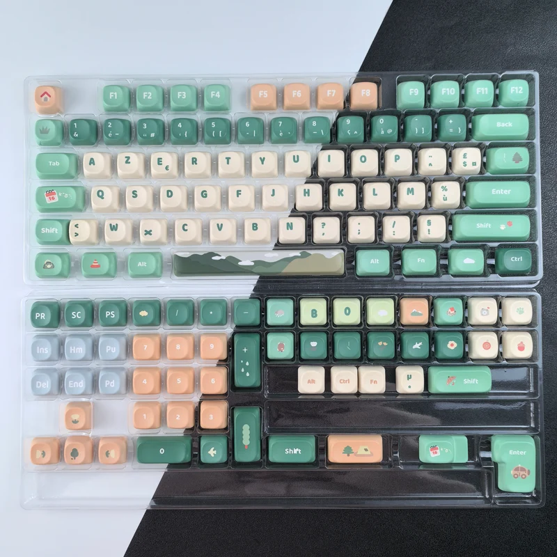 Keycaps AZERTY Vert