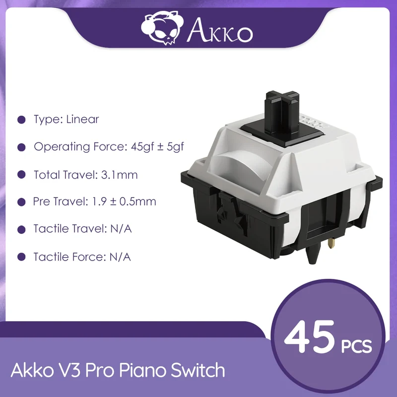 Switch Akko V3 Piano Pro 45PCS