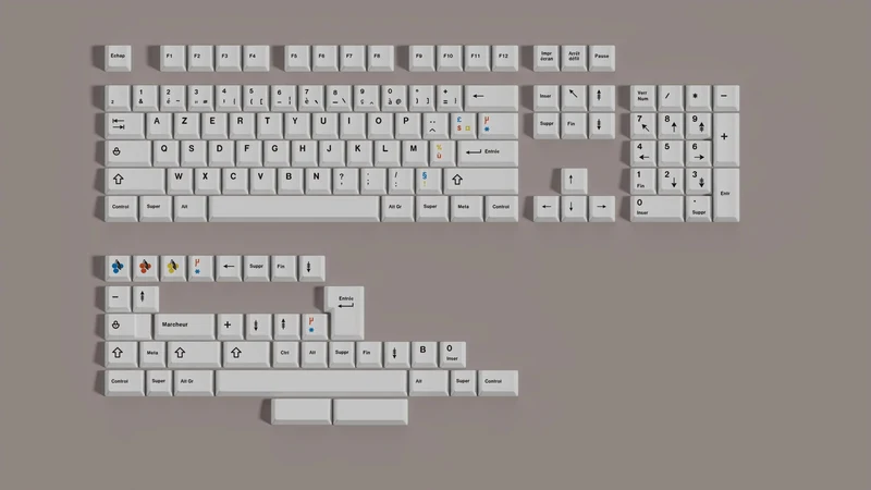 Keycaps AZERTY CHERRY