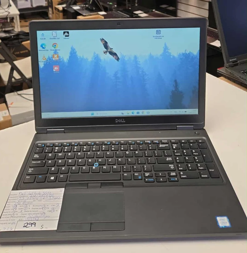 Laptop Dell Latitude 5590 i5-8250U 8Go DDR4 SSD 256Go NVMe 15,6po HDMI