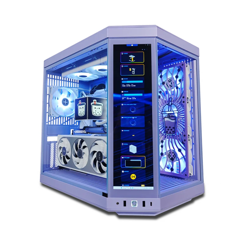 XOTIC PC Y70 Boba Taro Milk Extreme Gaming PC, Intel Core Ultra 7 265K 3.9GHz, NVIDIA GeForce RTX 5070 12GB, 32GB DDR5, 2TB SSD
