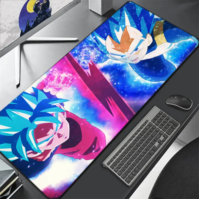 Tapis de souris Goku et vegeta super saiyan blue