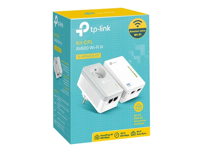 TP-Link TL-WPA4225 KIT CPL AV600 + Wifi N300