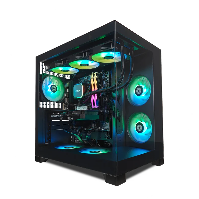 XOTIC PC Pop Vision Advanced Gaming PC, AMD Ryzen 5 9600X, NVIDIA GeForce RTX 5060 Ti, 32GB RAM, 1TB SSD