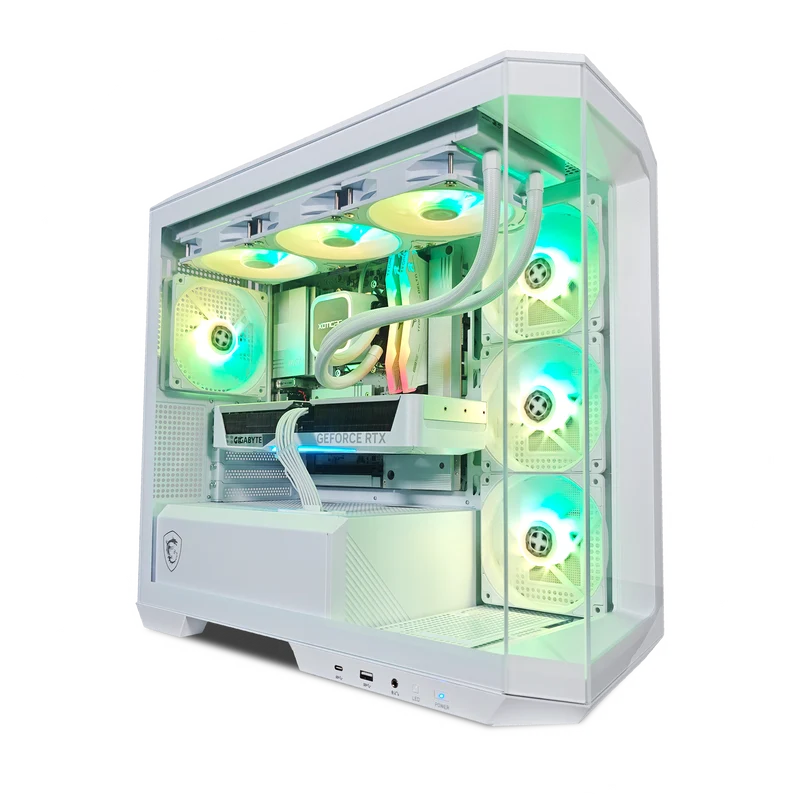 XOTIC PC Project Zero Pano Ghost Extreme 3D Gaming PC, AMD Ryzen 7 9800X3D, NVIDIA GeForce RTX 5070, 32GB DDR5, 2TB SSD