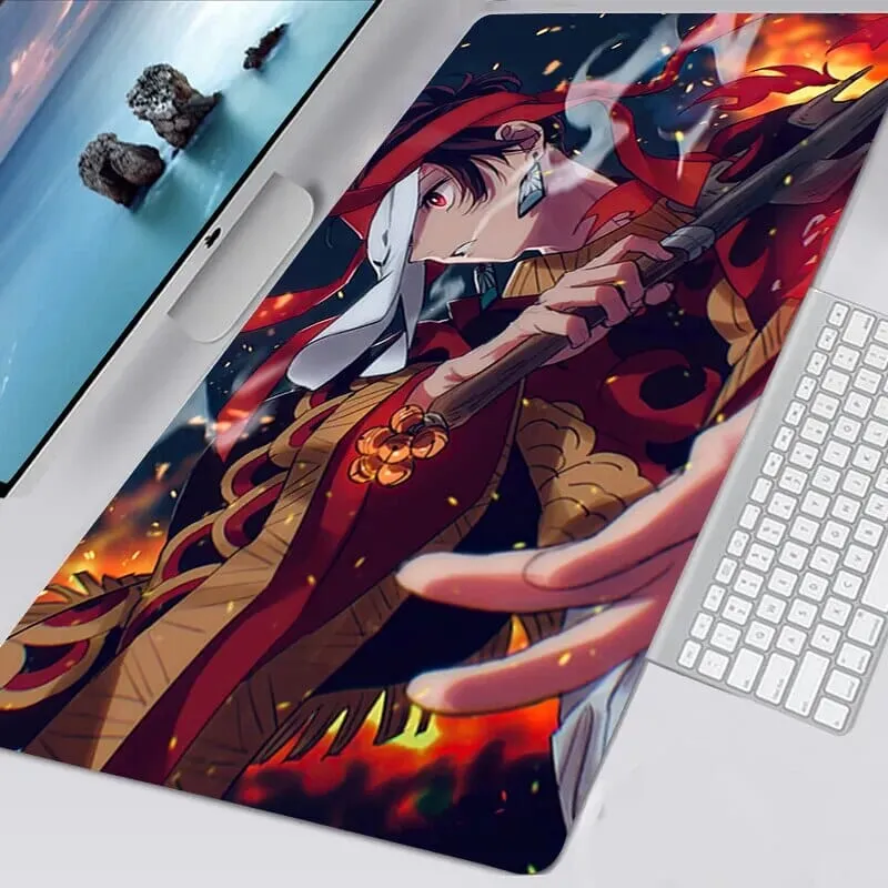 Tapis de souris Demon Slayer démonstration de Tanjiro
