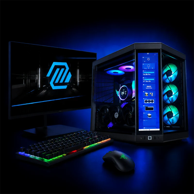 XOTIC PC High FPS 4K Gaming PC + Monitor Bundle, NVIDIA GeForce RTX 5090, Ryzen 7 9800X3D, 64GB DDR5, 2TB SSD