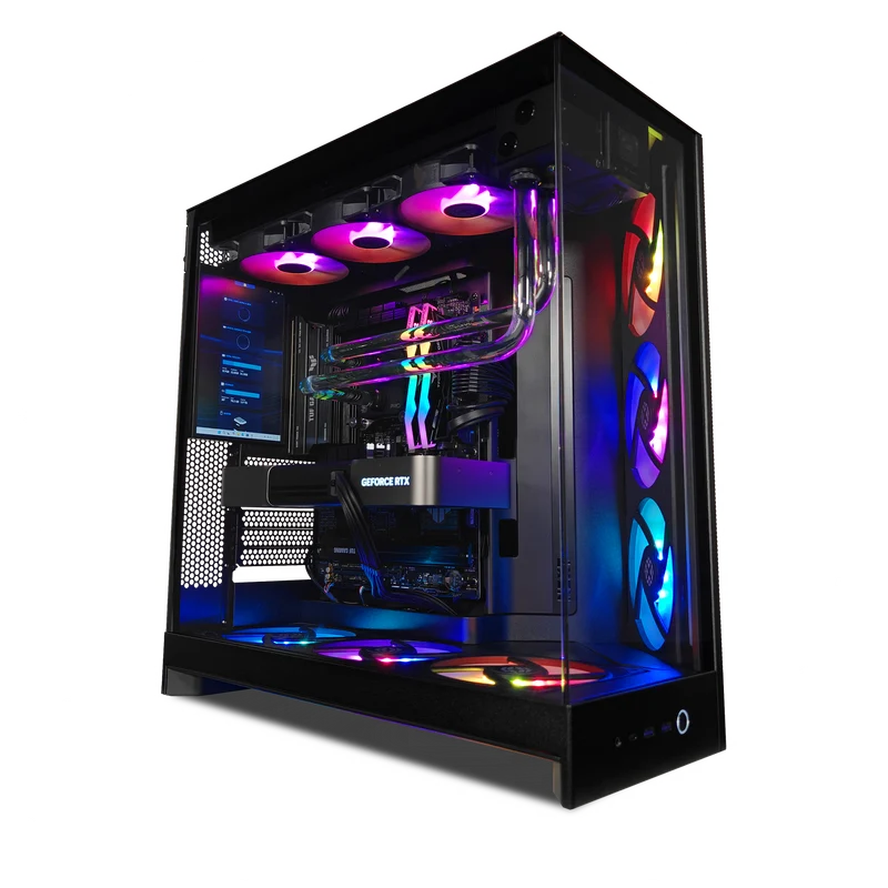 XOTIC PC H9 Flow EverFrost Pro Hardline Gaming PC, Intel Core Ultra 9 285K, NVIDIA GeForce RTX 5080, 32GB DDR5, 2TB SSD