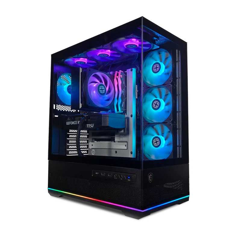 XOTIC PC Project Zero Pano Stealth Extreme Gaming PC, Intel Core i5-14600K, NVIDIA GeForce RTX 5070, 32GB DDR5, 1TB SSD