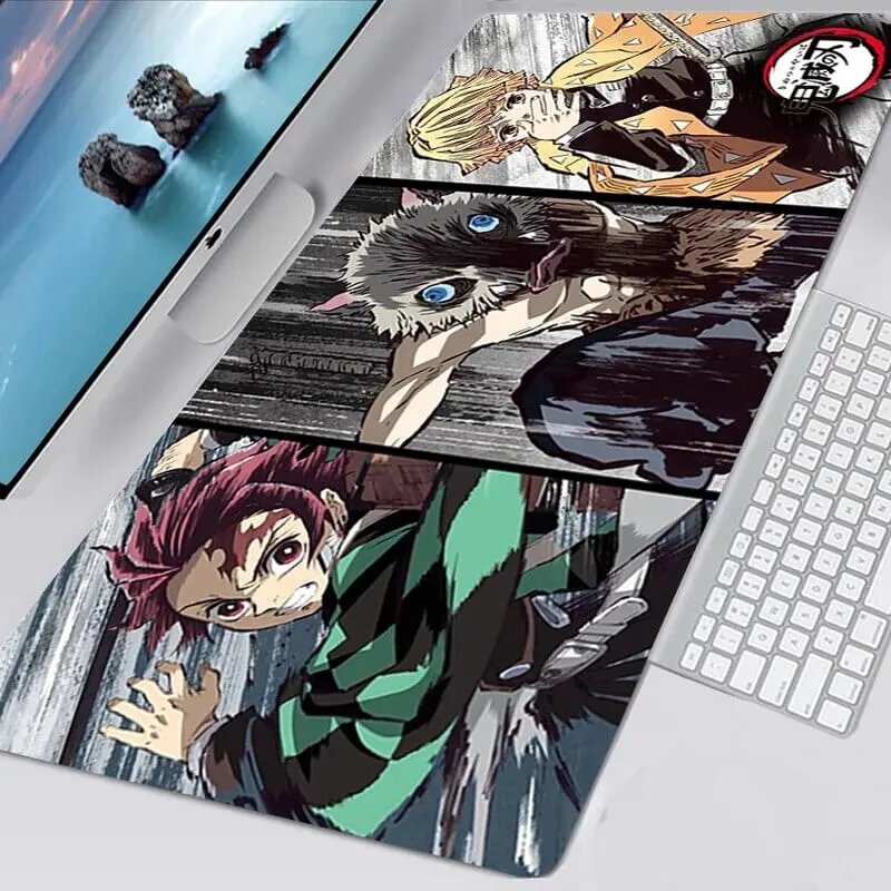 Tapis de souris Demon Slayer trois portaits