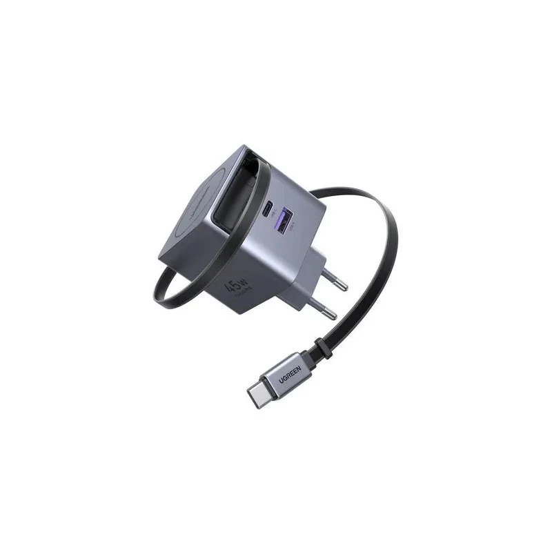 UGREEN Chargeur Rapide 65 W + Câble avec Rouleau *65825