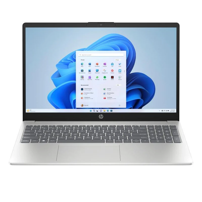 HP 15-fd0000nf Intel Core 5 120U Ordinateur portable 39,6 cm (15.6") Full HD 16 Go DDR5-SDRAM 512 Go SSD Wi-Fi 6 (802.11ax) Windows 11 Home Argent