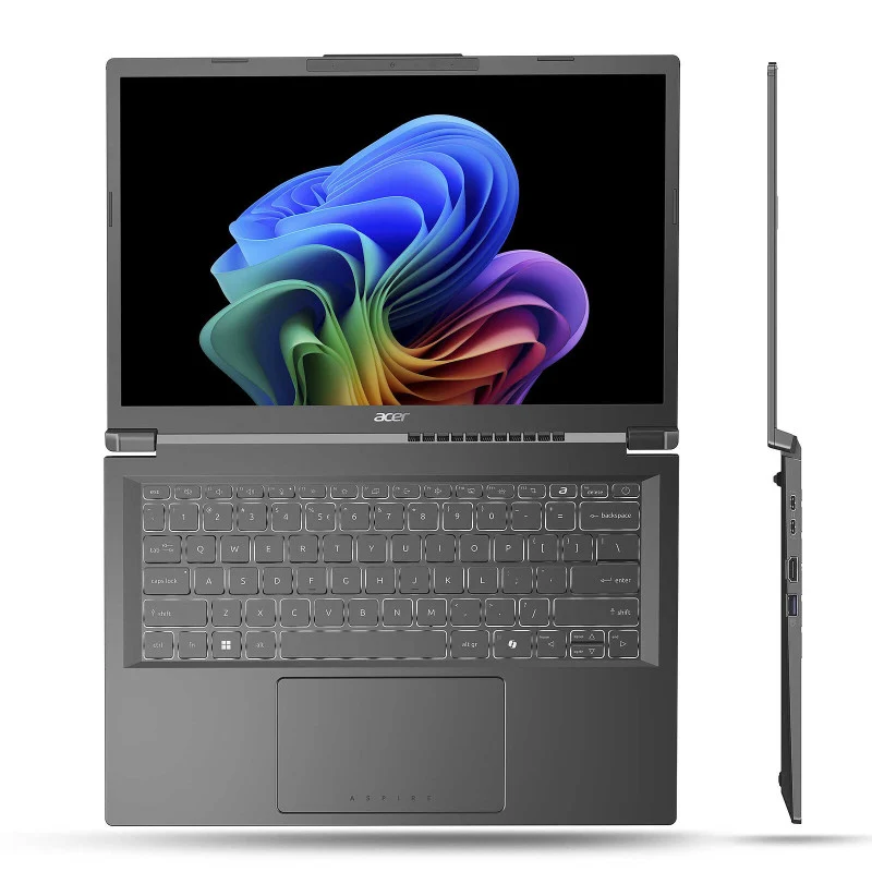 Acer Aspire 14 AI A14-52M-59SX Copilot+ PC Intel Core Ultra 5 226V Ordinateur portable 35,6 cm (14") WUXGA 16 Go LPDDR5x-SDRAM 512 Go SSD Wi-Fi 6 (802.11ax) Windows 11 Pro Gris