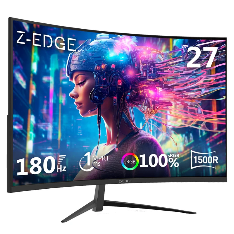 Z-EDGE UG27 27" 180Hz Curved Gaming Monitor