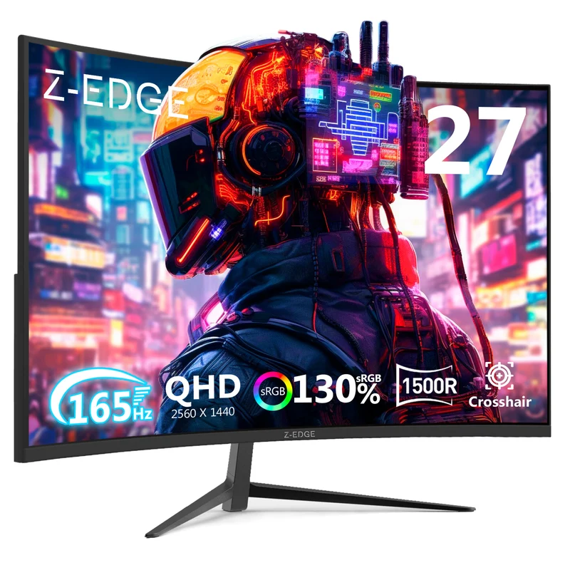 Z-EDGE UG27Q 27'' 165Hz QHD Curved Gaming Monitor