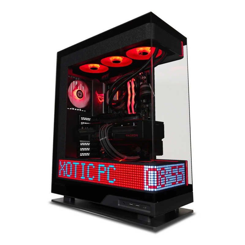 XOTIC PC Evolv X2 Matrix Gaming PC, RX 9070 XT, Ryzen 7 9700X, 32GB DDR5, 2TB SSD