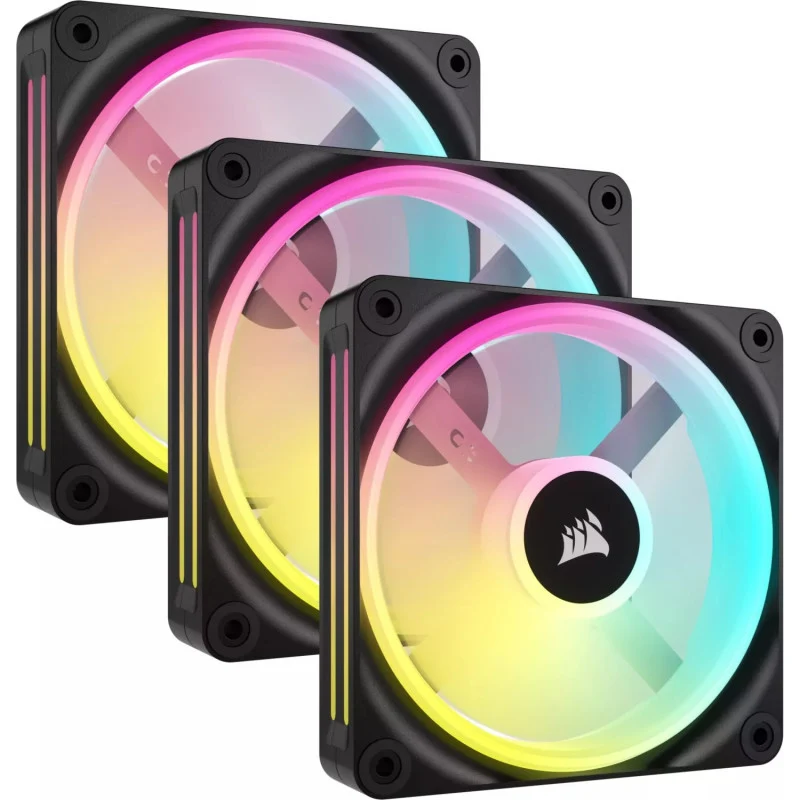 Corsair iCUE Link QX120 RGB Kit de démarrage pack de 3 - Noir