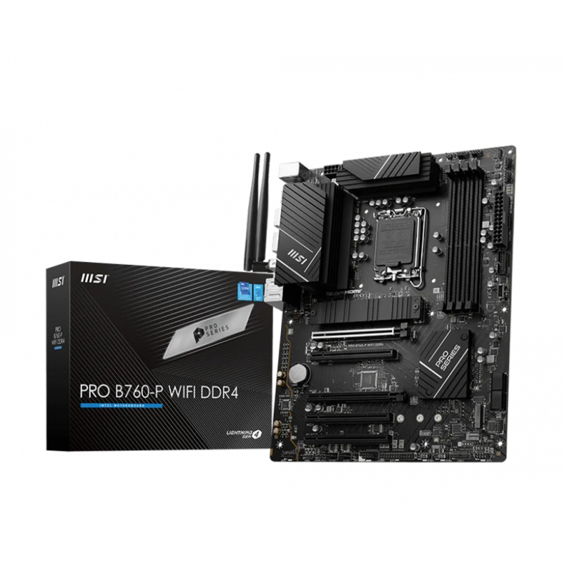 Carte Mère MSI PRO B760-P WIFI DDR4 avec Wi Fi Intégré
