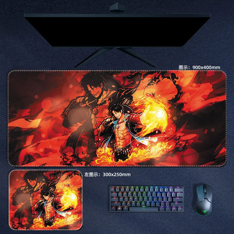 Tapis de souris one piece "Ace Fire"