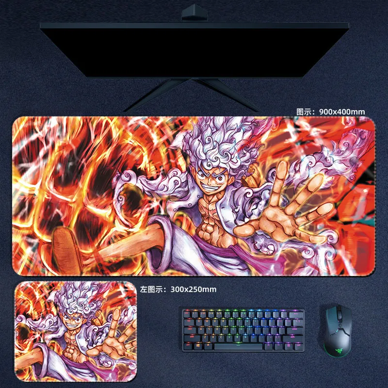 Tapis de souris "Luffy dieu soleil Nika"