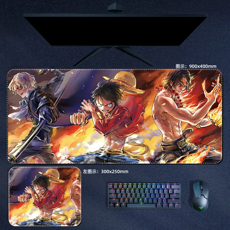 Tapis de souris one piece "Luffy en combat"