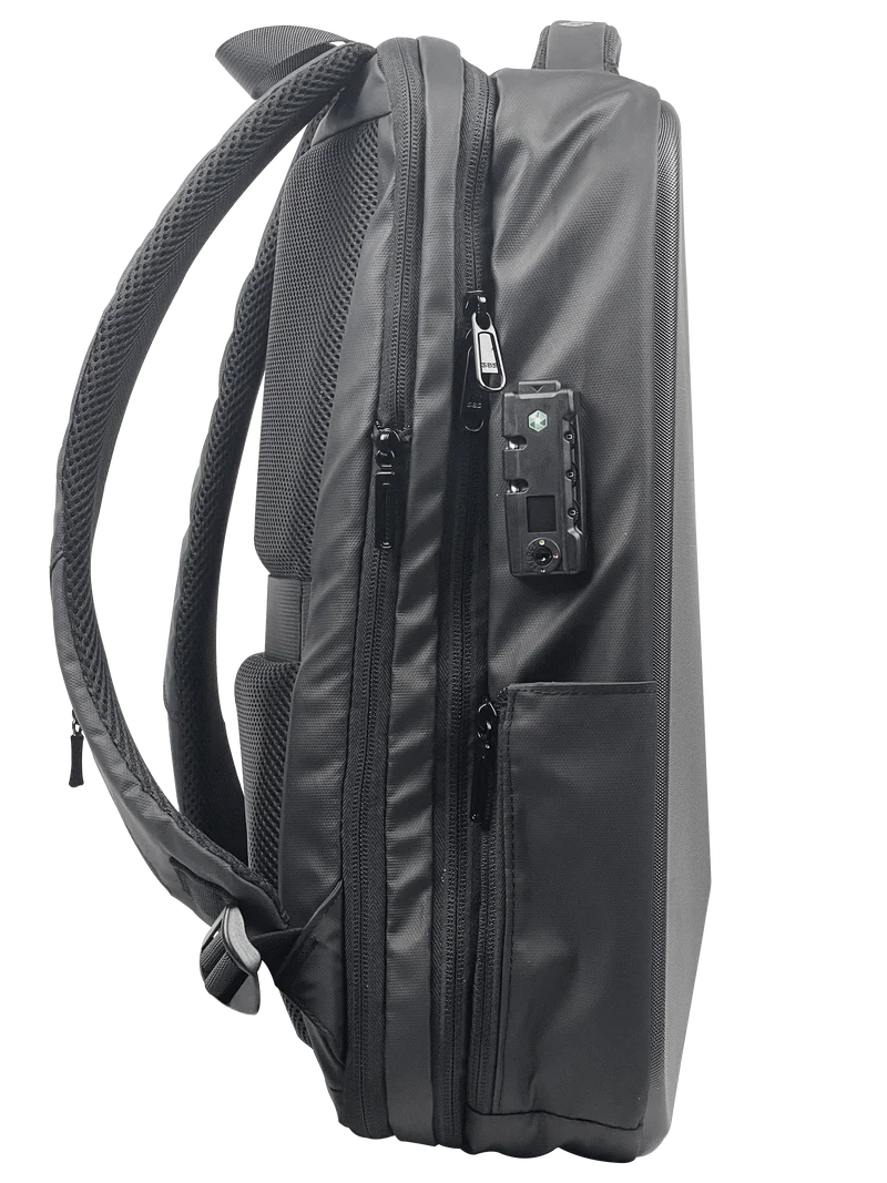 XOTIC PC Black Hardshell Anti Theft Waterproof Backpack