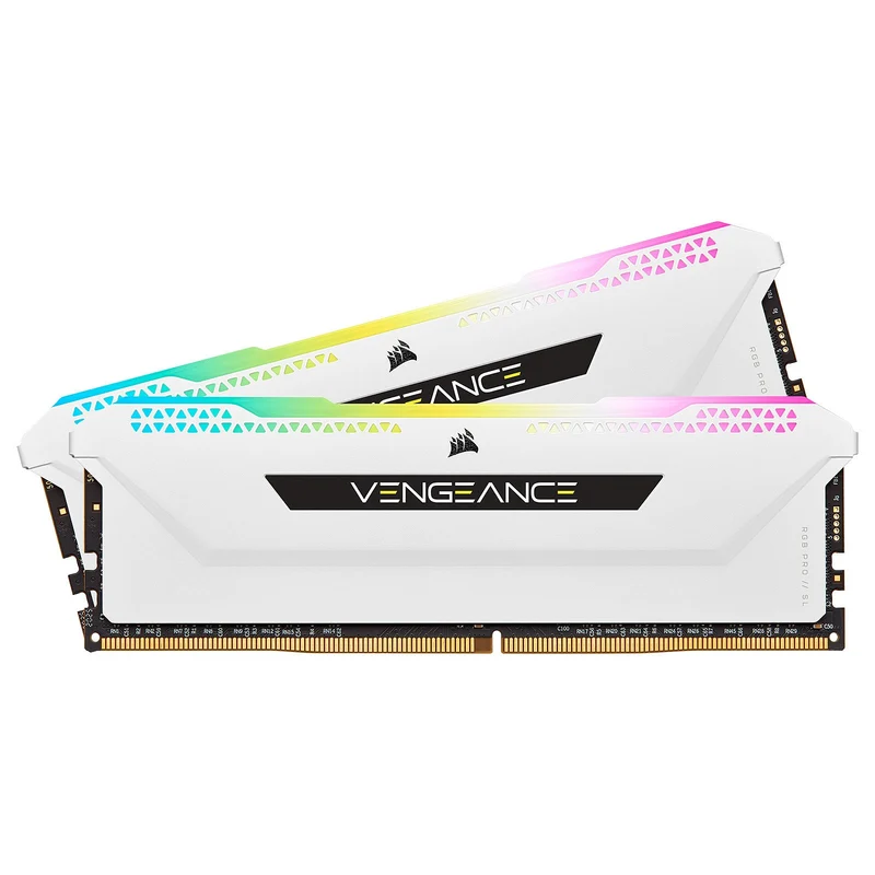 Corsair Vengeance RGB PRO SL 2X16Go DDR4 3600C18 Blanc