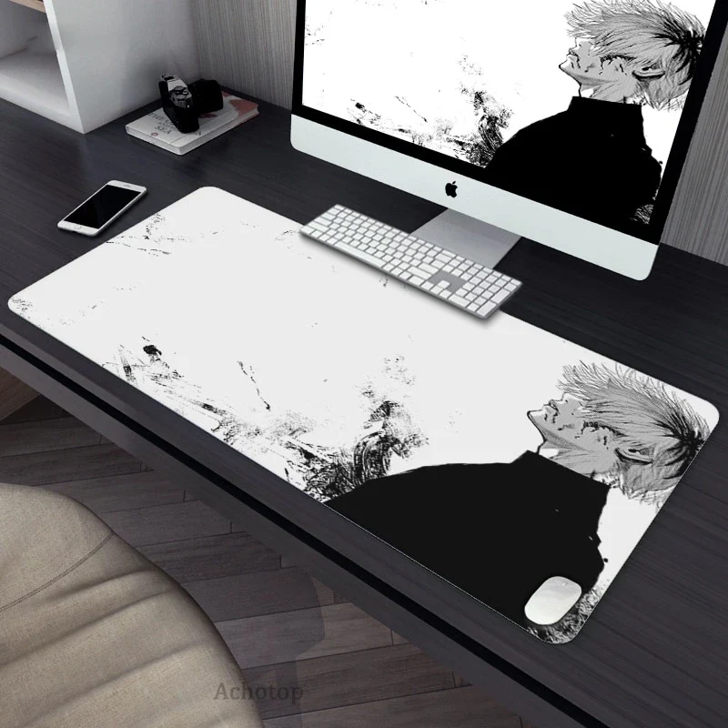 Tapis de souris kaneki ken noir et blanc