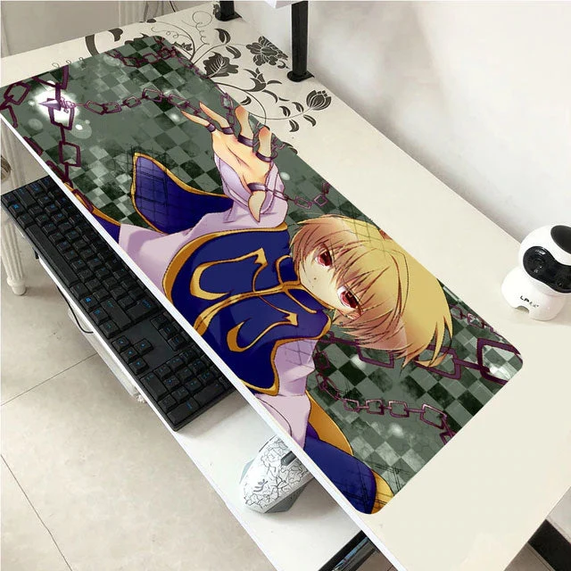 Tapis de souris manga Hunter x Hunter Kurapica attaque