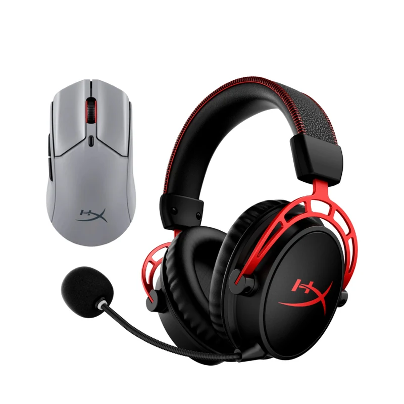 HyperX Offre Groupée - Cloud Alpha Sans fil + Pulsefire Haste 2 Pro