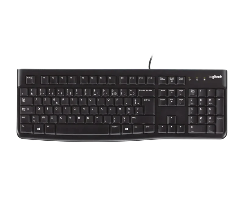 Clavier Logitech K120 USB Filaire AZERTY