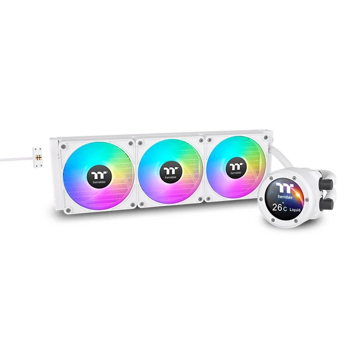 TH360 V2 Ultra EX ARGB Snow White AIO Wasserkühlung - LCD-Display