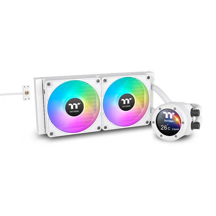 TH280 V2 Ultra EX ARGB Snow White AIO Wasserkühlung - LCD-Display