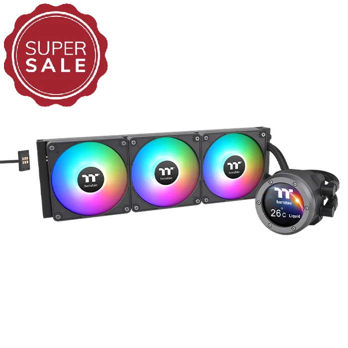 TH360 V2 Ultra EX ARGB AIO Wasserkühlung - LCD-Display