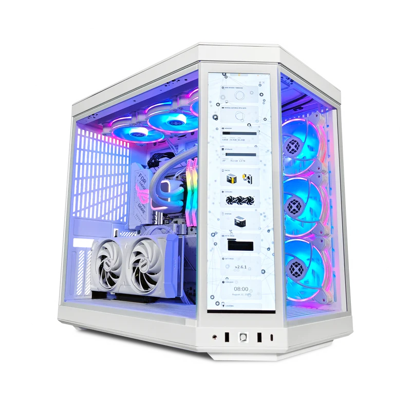 XOTIC PC Y70 Ghost Optimized Gaming PC, AMD Ryzen 7 9800X3D, NVIDIA GeForce RTX 5070, 32GB RAM, 2TB SSD
