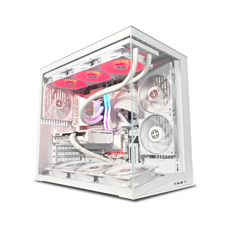 XOTIC PC O11D Mini Ghost Gaming PC, NVIDIA GeForce RTX 5060, Core Ultra 5 225F, 32GB DDR5, 2TB SSD