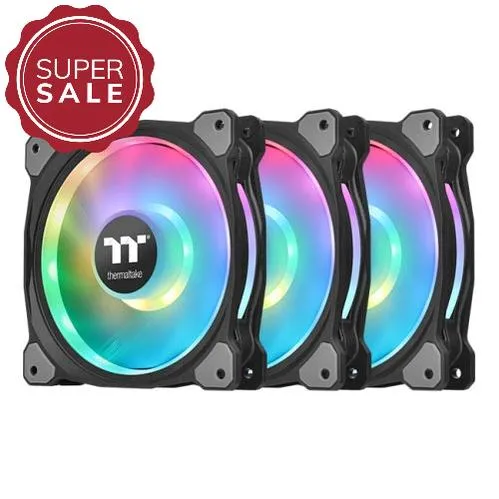 Riing Duo 12 RGB Dual Riing Gehäuselüfter (3-Pack Fan)