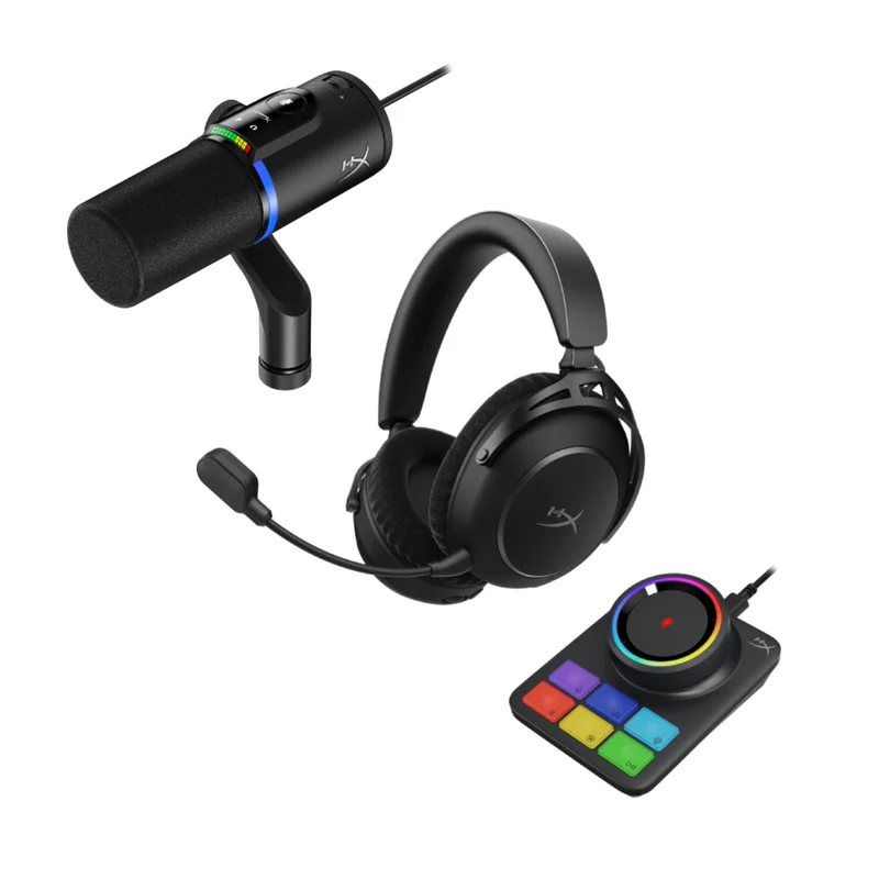 HyperX Offre Groupée - Cloud Alpha 2 Sans Fil + FlipCast Microphone