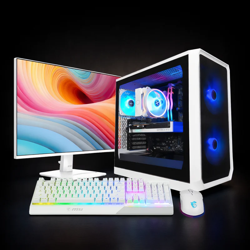 XOTIC PC Gaming PC + Monitor Bundle, Intel Core i5-12400F, NVIDIA GeForce RTX 5060, 16GB DDR4, 1TB SSD