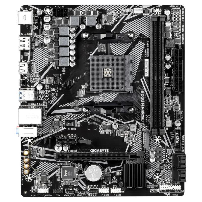 GIGABYTE A520M H ARGB DDR4