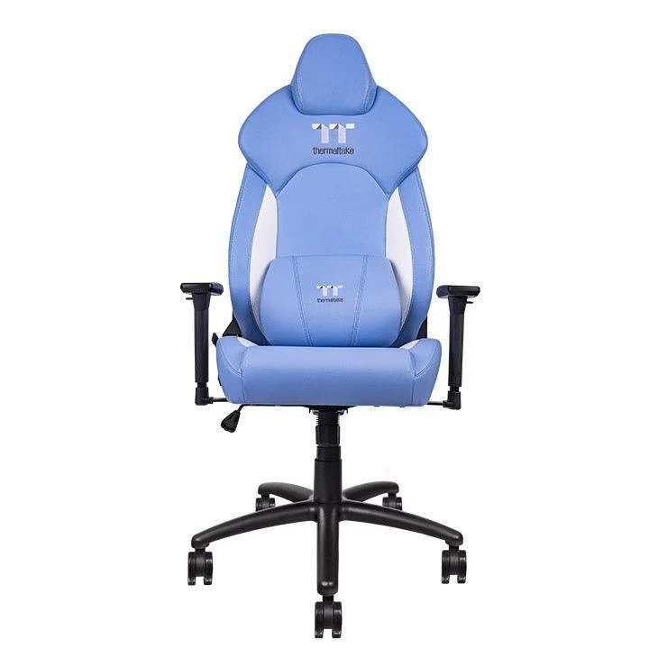 GGC V Comfort Series Blue & White Gaming-Stuhl