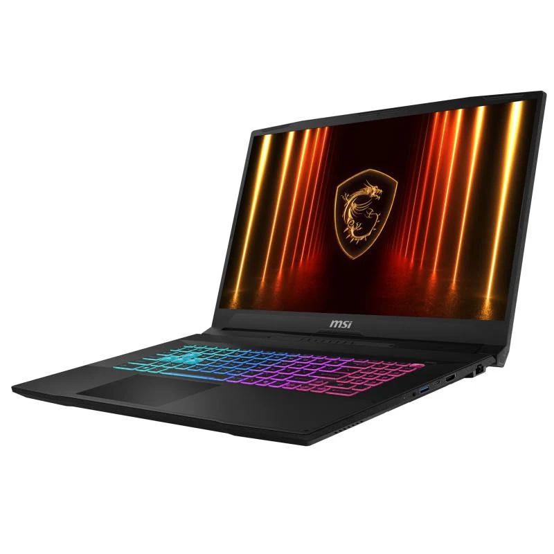 MSI Katana 17 HX B14WEK-008FR Intel® Core® i7 i7-14650HX Ordinateur portable 43,9 cm (17.3") Quad HD 16 Go DDR5-SDRAM 512 Go SSD NVIDIA GeForce RTX 5050 Wi-Fi 6E (802.11ax) Windows 11 Home Français Noir