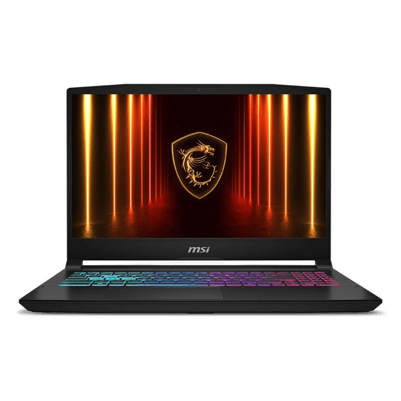 MSI Katana 15 HX B14WFK-008FR Intel® Core® i7 i7-14650HX Ordinateur portable 39,6 cm (15.6") Full HD 16 Go DDR5-SDRAM 512 Go SSD NVIDIA GeForce RTX 5060 Wi-Fi 6E (802.11ax) Windows 11 Home Français Noir